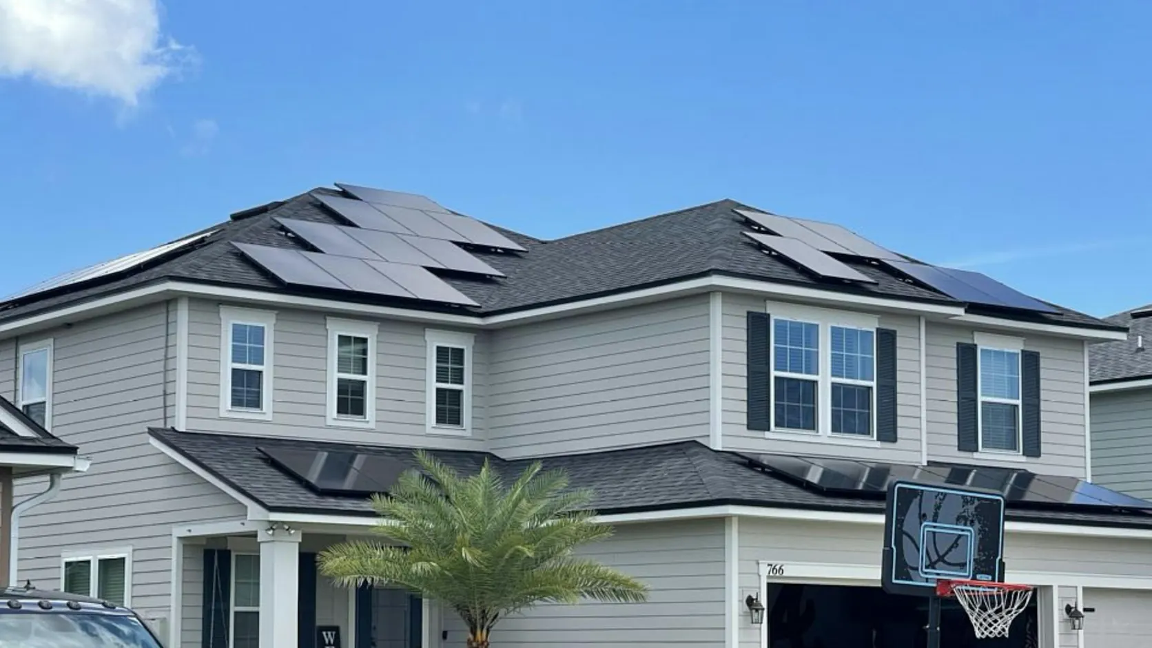 Illustrative solar installation