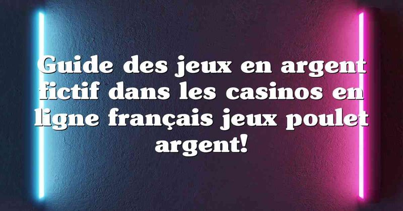 Meilleur jeu du poulet démo à France